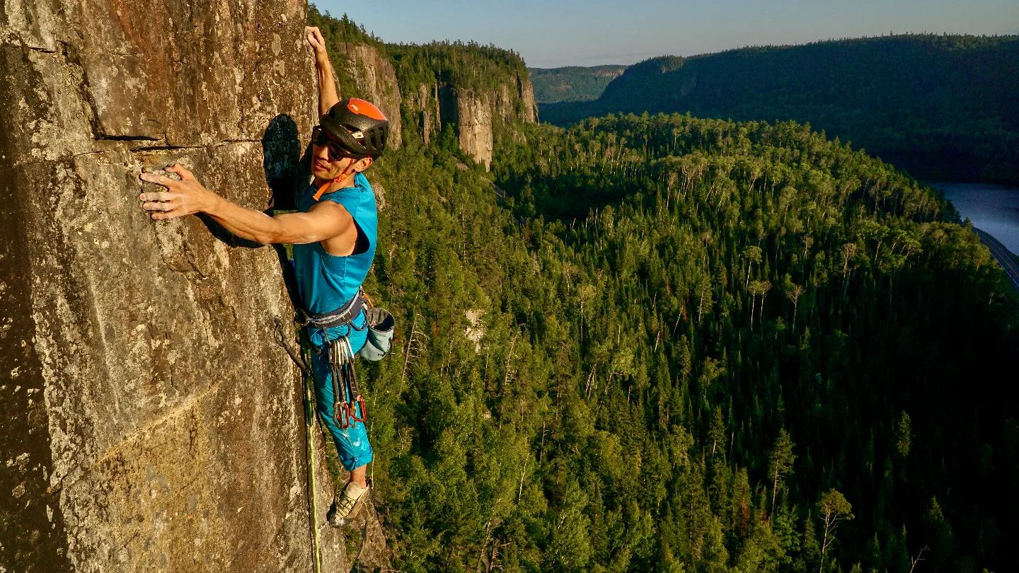 Congratulations to Larry F., Sanjay P., Jérémie L., Lukas R., and Pat Q. for being selected at random to win prizes for participating in our #SaveOntarioClimbing letter writing campaign! Please check your email -- we've contacted you asking for delivery details!
We have two more prizes to be awarded tomorrow -- so GET YOUR LETTERS SENT! Link in bio 🔗
This gorgeous shot of @songbyungkyu by @dustin.jj was our July calendar photo -- can you name where it was taken?