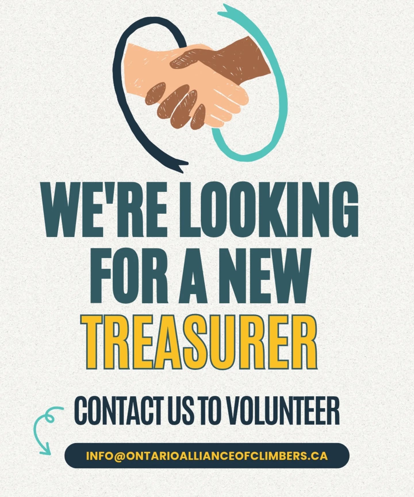 We are still on the hunt for a new treasurer! 

The treasurer is responsible for helping the OAC with our budgeting, financial reporting, and cash-flow management.  It’s a key role that helps enable our mission and drive improved climbing access across the province.

If you've got the financial skills to keep us operating, and the passion to pursue wins for access in outdoor climbing in Ontario, come join us! 

🔗 Link to more details in our bio.

#ontario #climbing #access #treasurer #volunteer